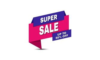 modern sale colorful super banner illustration vector