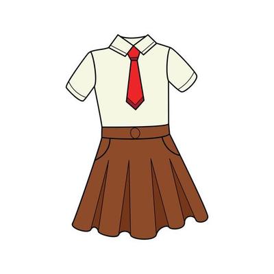 Girl School Uniform Vector Art, Icons, and Graphics for Free Download