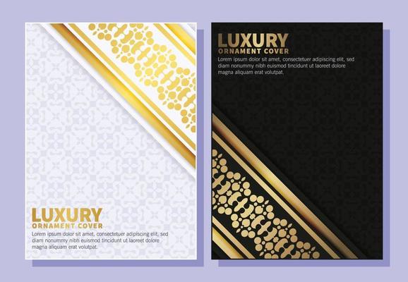 luxury ornament pattern book cover collection