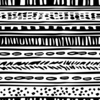 Hand drawn abstract black white seamless repeat pattern. Can be used for textile, cover prints, cards, invitations, clothes, wallpaper, posters, wrapping paper
