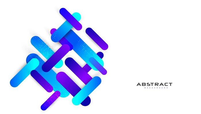 Abstract Modern Geometric Background. Colorful Liquid Background Design