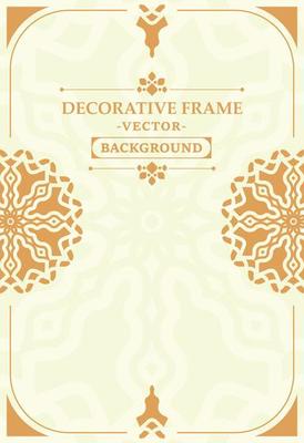 Elegant decorative frame design background