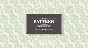 flat ornament line pattern design vector