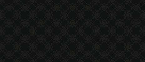 Elegant dark ornament pattern background vector