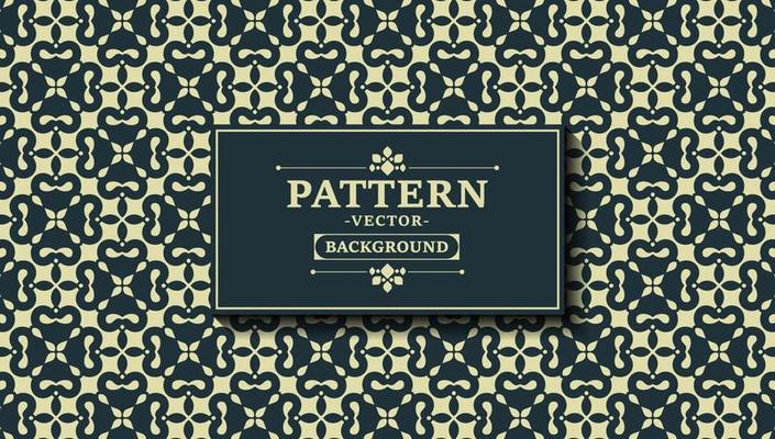 flat ornament line pattern design