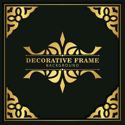 Elegant decorative frame design background