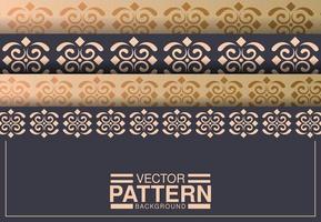 borde ornamento patrón de fondo vector