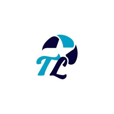 TL logo design. TL Professional letter logo design.