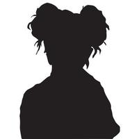 silhouette of a woman vector