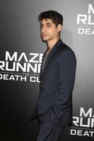 LOS ANGELES  JAN 18, Alexander Flores at the Maze Runner, The Death Cure Fan Screening at AMC 15 on January 18, 2018 in Century City, CA photo