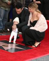 LOS ANGELES  FEB 10, Adam Levine, Dusty Roee Levine, Behati Prinsloo at the Adam Levine Hollywood Walk of Fame Star Ceremony at Musicians Institute on February 10, 2017 in Los Angeles, CA photo