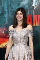 LOS ANGELES  APR 4, Alexandra Daddario at the Rampage Premiere at Microsoft Theater on April 4, 2018 in Los Angeles, CA photo