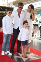 LOS ANGELES  AUG 22, Adam Silverman, Simon Cowell, Eric Cowell, Lauren Silverman at the Simon Cowell Star Ceremony on the Hollywood Walk of Fame on August 22, 2018 in Los Angeles, CA photo