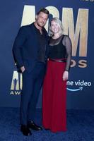 LAS VEGAS  MAR 7, Alan Ritchson, Catherine Ritchson at the 2022 Academy of Country Music Awards Arrivals at Allegient Stadium on March 7, 2022 in Las Vegas, NV photo