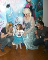 LOS ANGELES  NOV 26, Adrienne Frantz, Amelie Bailey, Elsa Impersonator, Scott Bailey at the Amelie Bailey 2nd Birthday Party at Private Residence on November 26, 2017 in Studio City, CA photo