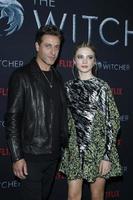 LOS ANGELES  DEC 3, Adam Levy, Freya Allan at the The Witcher Premiere Screening at the Egyptian Theater on December 3, 2019 in Los Angeles, CA