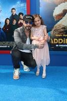 LOS ANGELES  JAN 6, AJ McLean, Ava McLean at the Paddington 2 US Premiere at Village Theater on January 6, 2018 in Westwood, CA photo