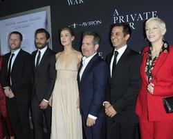LOS ANGELES  OCT 24, A Private War, Cast, Rosamund Pike, Jamie Dornan at the A Private War Premiere at the Samuel Goldwyn Theater on October 24, 2018 in Beverly Hills, CA photo