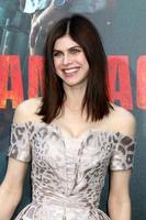 LOS ANGELES  APR 4, Alexandra Daddario at the Rampage Premiere at Microsoft Theater on April 4, 2018 in Los Angeles, CA photo