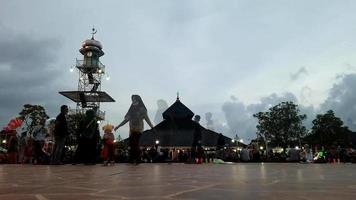 Time lapse of Grand Mosque or Masjid Agung Demak video