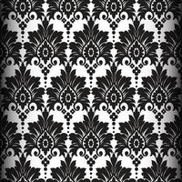 Seamless damask pattern vector