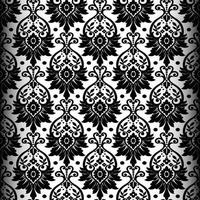 Seamless damask pattern vector