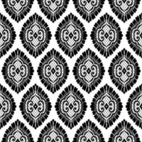 Seamless damask pattern vector