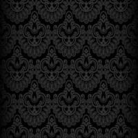 Seamless damask pattern vector