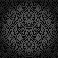 Seamless damask pattern vector