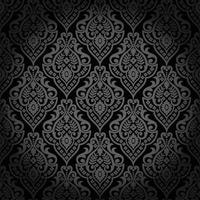 Seamless damask pattern vector