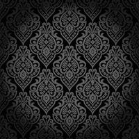 Seamless damask pattern vector