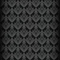 Seamless damask pattern vector