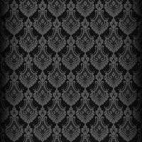 Seamless damask pattern vector