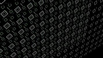 Dynamic animated background. Futuristic virtual technology wallpaper. Animated background featuring a particle rain of binary numbers effect. Dynamic abstract tunnel. Motion graphic, Geometric bg video
