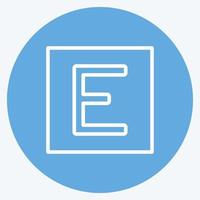 Icon Edge. suitable for Mobile Apps symbol. vector