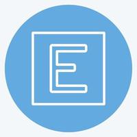 Icon Edge. suitable for Mobile Apps symbol. vector