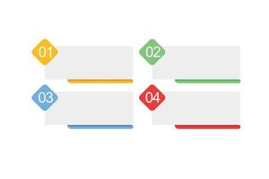 infographic label template with icons. steps. Infographics for business concept. Can be used for info graphics, flow charts, presentations, web sites, banners, printed materials. vector