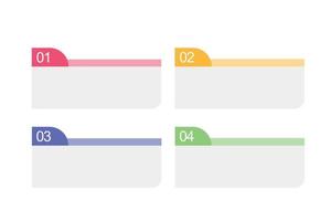 plantilla de etiqueta infográfica con iconos. pasos. infografías para el concepto de negocio. se puede utilizar para gráficos de información, diagramas de flujo, presentaciones, sitios web, pancartas, materiales impresos. vector