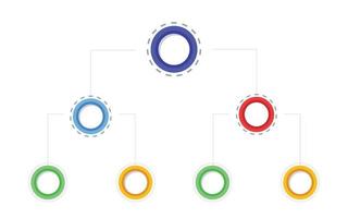 diagrama de flujo diagramas de flujo de flujo de trabajo, gráfico de infografías estructurales de negocios y diagramas de flujo conjunto de vectores aislados. estructura de jerarquía empresarial, diagrama y diagrama de flujo organizativo