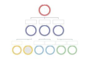 diagrama de flujo diagramas de flujo de flujo de trabajo, gráfico de infografías estructurales de negocios y diagramas de flujo conjunto de vectores aislados. estructura de jerarquía empresarial, diagrama y diagrama de flujo organizativo