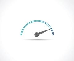 Speedometer icon, download symbol vector