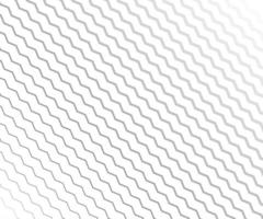 Wave, zigzag lines pattern. Black wavy line on white background. Texture vector - illustration