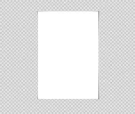 Blank white paper, empty paper background