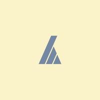 alphabet letter a logo simple icon design illustration vector