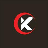 K, T and X monogram logo concept. simple company brand name idea. vector