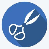 Icon Pair of Scissors 2. suitable for Tailor symbol vector