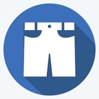 pantalones cortos icono. adecuado para el símbolo de los accesorios de los hombres