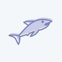 Icon Shark 2. suitable for Sea symbol vector