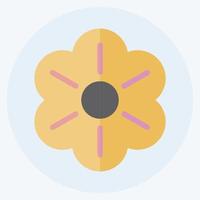 Icon Flower. suitable for garden symbol vector