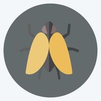 Icon Fly II. suitable for Animal symbol. vector